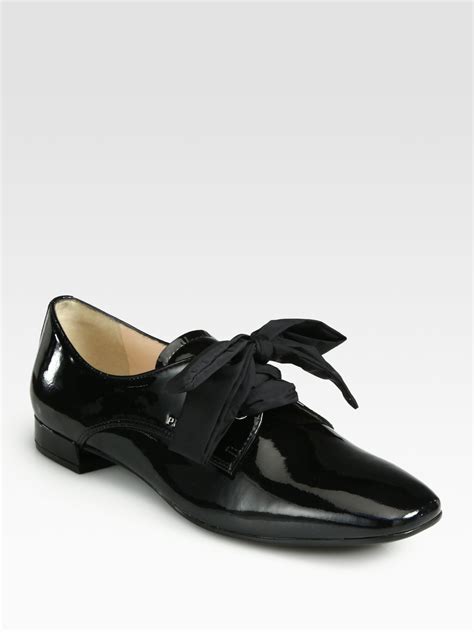 prada black patent leather mens oxfords dress shoes|prada black leather shoes.